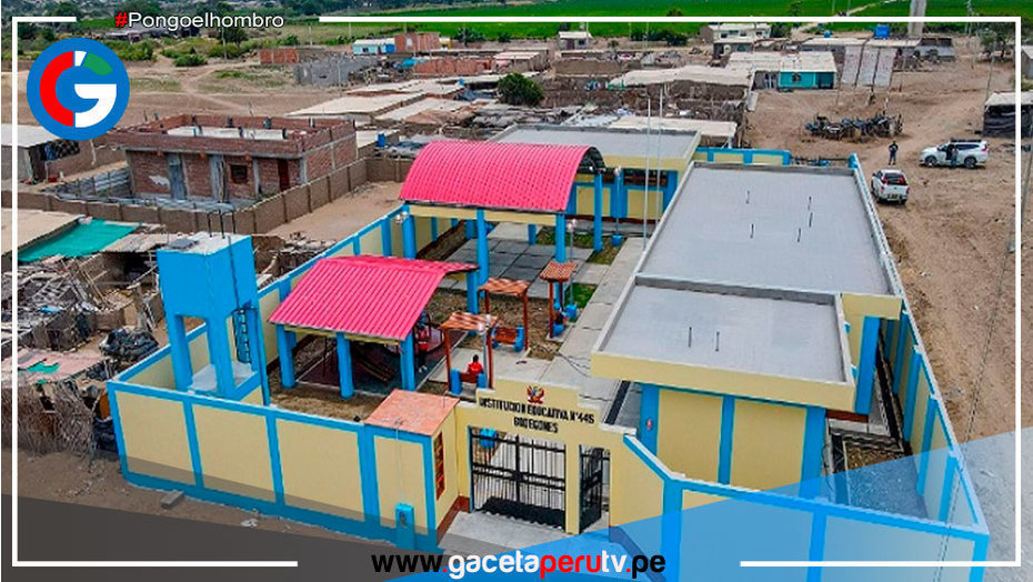 Inauguran cuatro colegios y dos canales de riego en Lambayeque