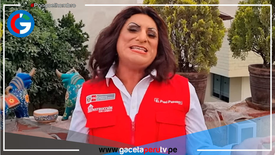 Parodian a Dina Boluarte cantando huayno