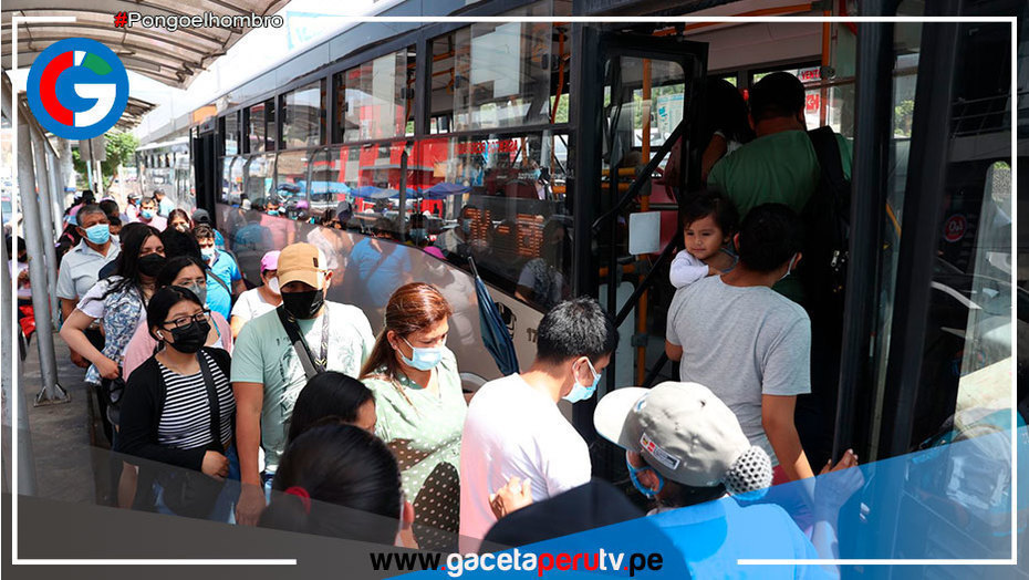 Aforo será al 100% en el transporte público regular y especial