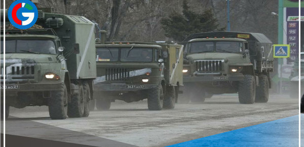 Las tropas rusas se mueven en los alrededores de Kyiv