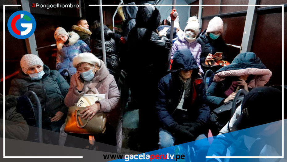 Los residentes ucranianos son atacados al intentar huir de su país