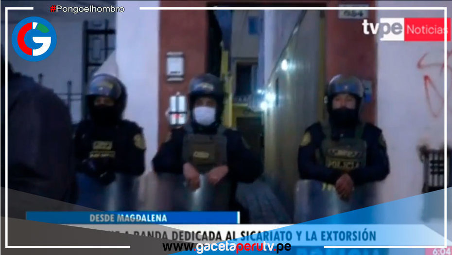 Desarticulan en megaoperativo a 'Los tío tío', organización criminal dedicada a la estafa y el sicariato