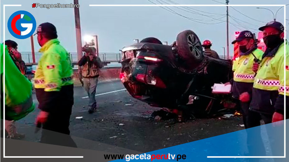 Accidente de tránsito dejó cuatro heridos en la Costa Verde