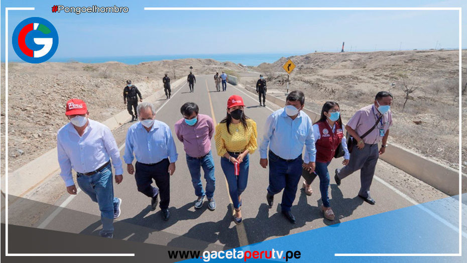Inauguran más de 6 kilómetros de pista asfaltada y un colegio en Piura
