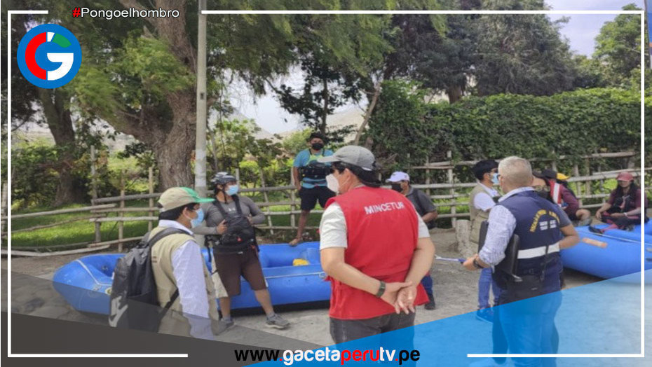 Mincetur promueve fiscalización de canotaje turístico en Lunahuaná
