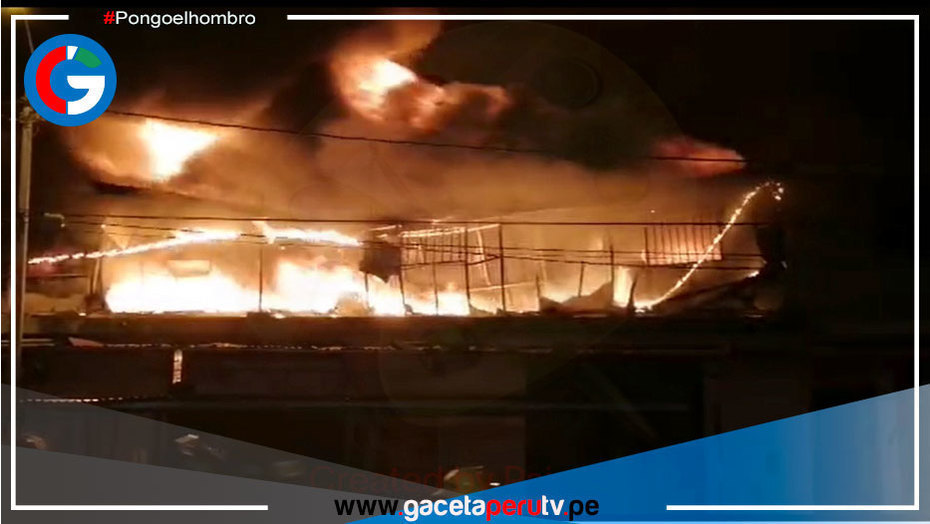 Piura: Mercado arde en llamas y supera los 50 millones de soles en pérdidas