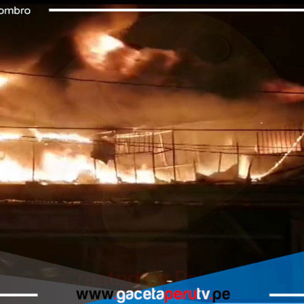 Piura: Mercado arde en llamas y supera los 50 millones de soles en pérdidas