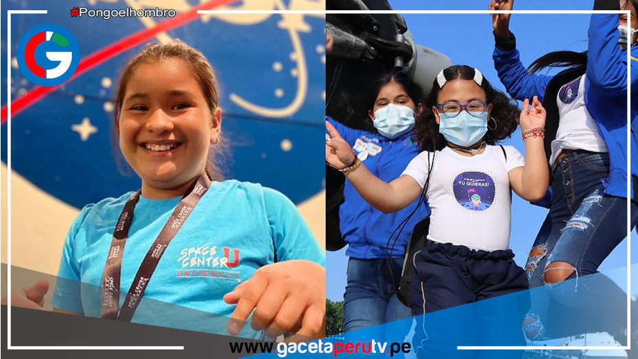 Niña peruana va a la Nasa en agosto
