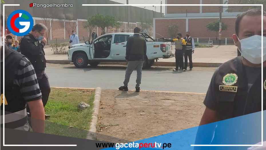 Reconstruyen asesinato de policía en Comas