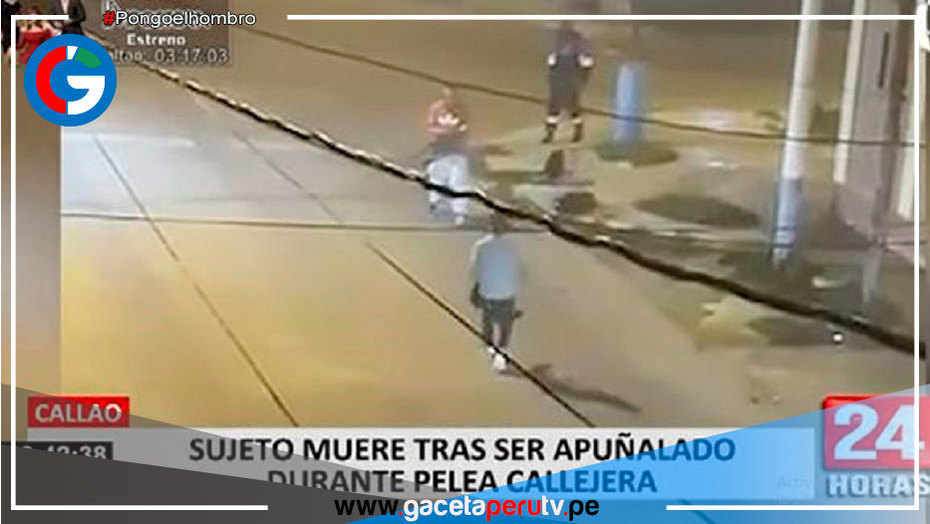 Un hombre fue asesinado a puñaladas en presencia de serenos del Callao en La Perla