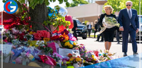 Biden visitó el lugar donde ocurrió el tiroteo en Buffalo