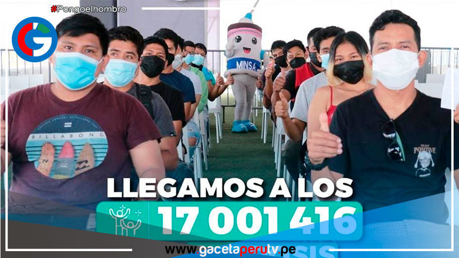 Más de 17 millones de personas ya recibieron las tres dosis de la vacuna
