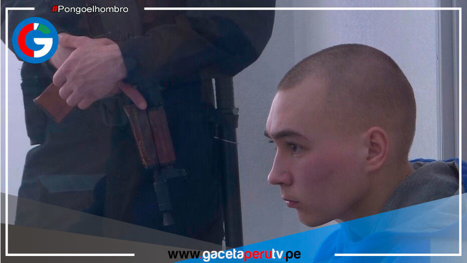 El soldado ruso juzgado en Ucrania dice a una mujer que "siente" haber matado a su marido