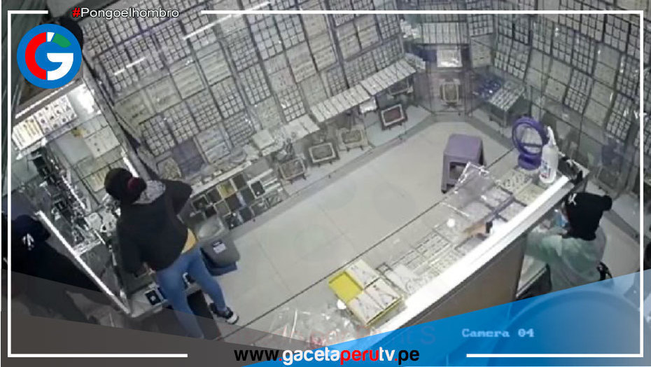 San Juan de Miraflores: Roban joyería con mercadería valorizada en más de 25 mil soles
