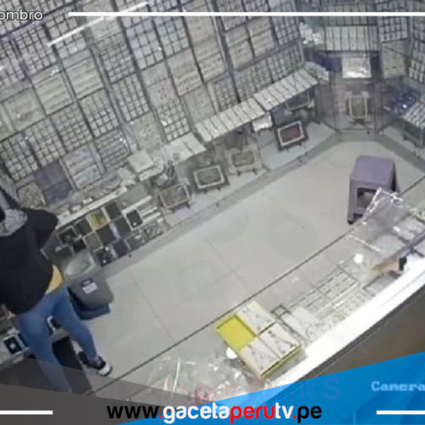 San Juan de Miraflores: Roban joyería con mercadería valorizada en más de 25 mil soles