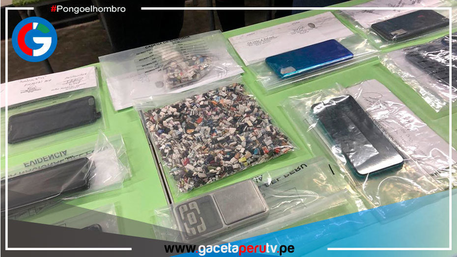 Incautan celulares y droga en penal Ancón I