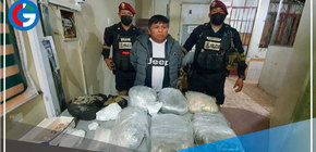 ‘’Chapulín El Dulce’’ cayó con seis kilos de marihuana escondidos en la heladera