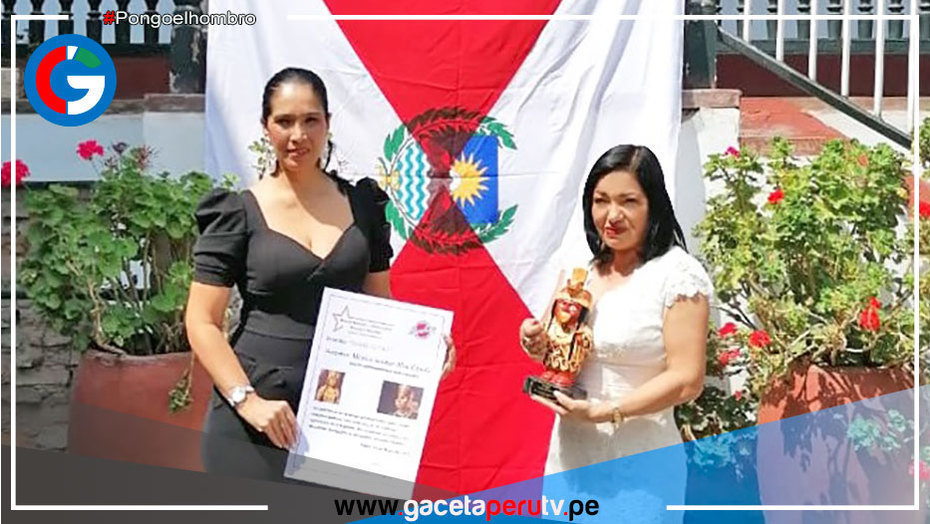 Empresa Standing de Vera Cabrera distingue con premio internacional “Dama de Cao” a Mónica Alva