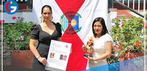 Empresa Standing de Vera Cabrera distingue con premio internacional “Dama de Cao” a Mónica Alva