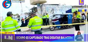 Detienen a presunto sicario que disparó a mototaxista en el Callao