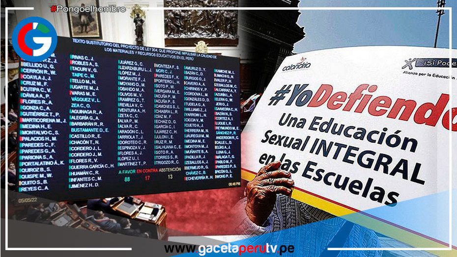 Congresistas votaron a favor de una regulación de la educación sexual en el salón de clases