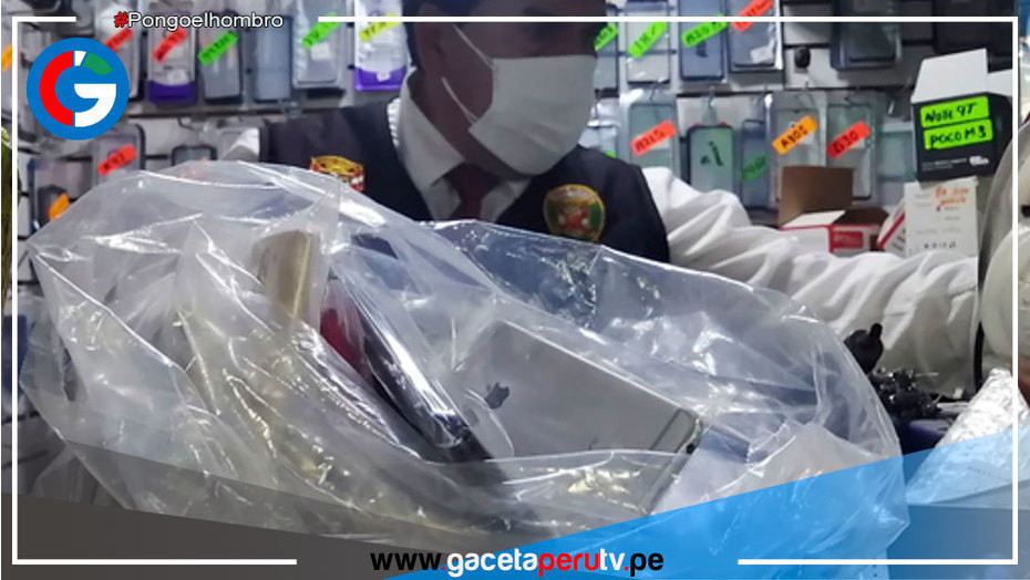 Incautan más de 4 mil celulares de dudosa procedencia en galerías de Ate