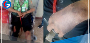 Un policía de tránsito resultó gravemente herido tras ser arrastrado por un automóvil