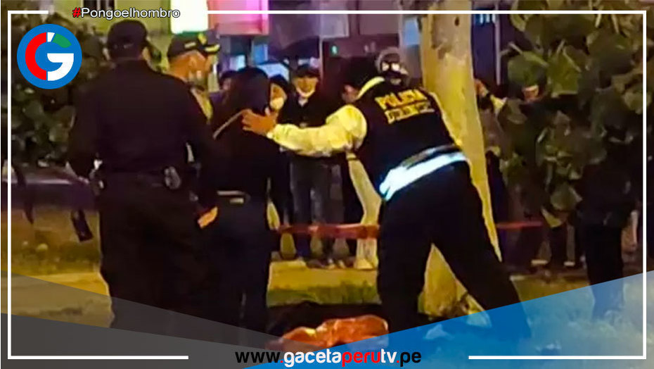 Asesinan a policía para robarle camioneta en la Av. Belaunde Comas