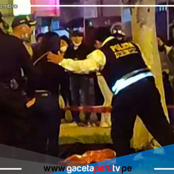 Asesinan a policía para robarle camioneta en la Av. Belaunde Comas