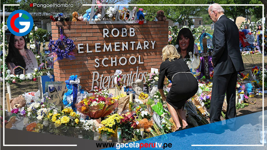 Joe Biden visita Texas, luego de la masacre que le quitó la vida a 19 niños y 2 maestras