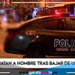 Disparan a un hombre después de bajar de una combi 