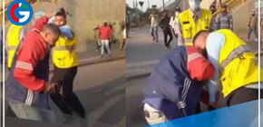 Se agarraron a golpes, Inspector de la Municipalidad de Surco y un chofer de una combi