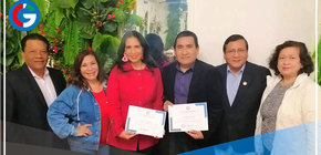 Colegio Iberoamericano de Doctores (CIDOC) reconocen labor de Manuel Pérez y Vera Cabrera 