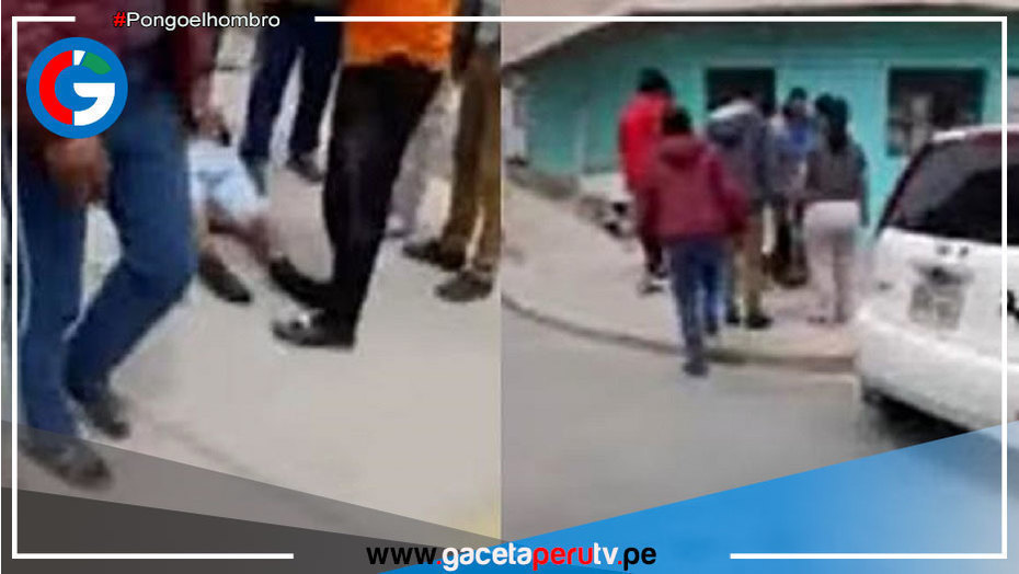 Vecinos golpearon y desnudaron a ladrón por apuñalar a hombre que lo atrapó robando