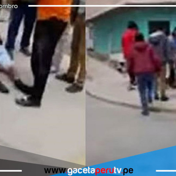 Vecinos golpearon y desnudaron a ladrón por apuñalar a hombre que lo atrapó robando