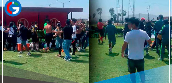 Clásico de menores Universitario vs. Alianza lima termina con enfrentamientos y disparos al aire