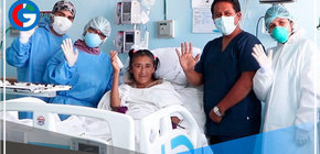 Madre de familia se recupera tras 240 días en UCI por caída de 30 metros 