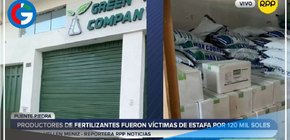 Engañan a fabricantes de fertilizantes por un monto de 120 mil soles