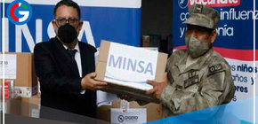 Entregan 200 kilos de medicamentos a la Marina para campaña de salud en Huacho