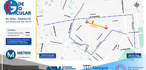 El lunes 27 comienza nuevo plan de desvío en Breña por Metro de Lima 