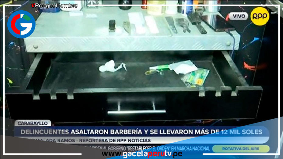 Delincuentes atacan a barbero y se llevan equipo valorizado en 12.000 soles