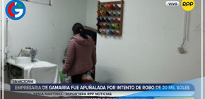 Una empresaria de Gamarra fue apuñalada por intentar sustraer S/ 20.000.