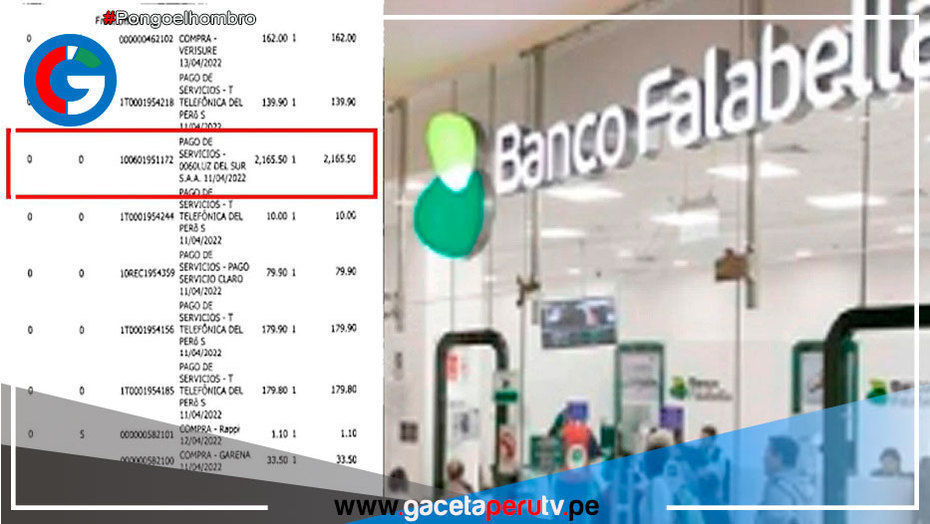 Joven asegura que le crearon una cuenta a su nombre en el Banco Falabella y ahora debe S/8000