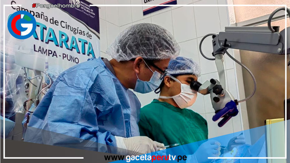 Puno: especialistas operan de catarata a adultos mayores de la provincia de Lampa