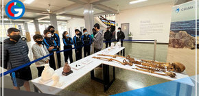 Municipio de Chorrillos exhibe restos de Yaku, el pescador de Armatambo