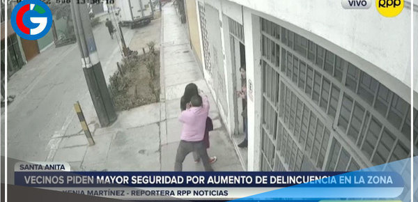 En plena luz del día una mujer fue asaltada en la puerta de su casa