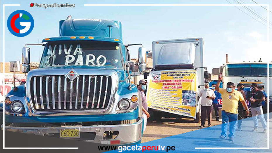 Confirman que habrá paro de transportistas de carga y exhortan a gremios a aceptar diálogo