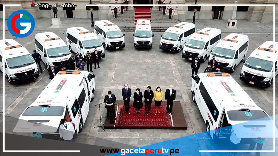Recibirán 95 ambulancias donadas por Japón para reforzar el sistema de salud