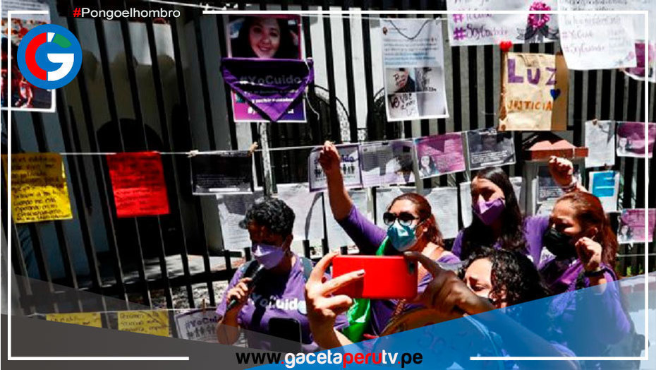 Mujeres de Guadalajara protestan por el feminicidio de las víctimas que fueron quemadas