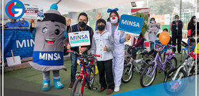 Covid-19: Entregaron bicicletas a ganadores de sorteo para promover vacunación